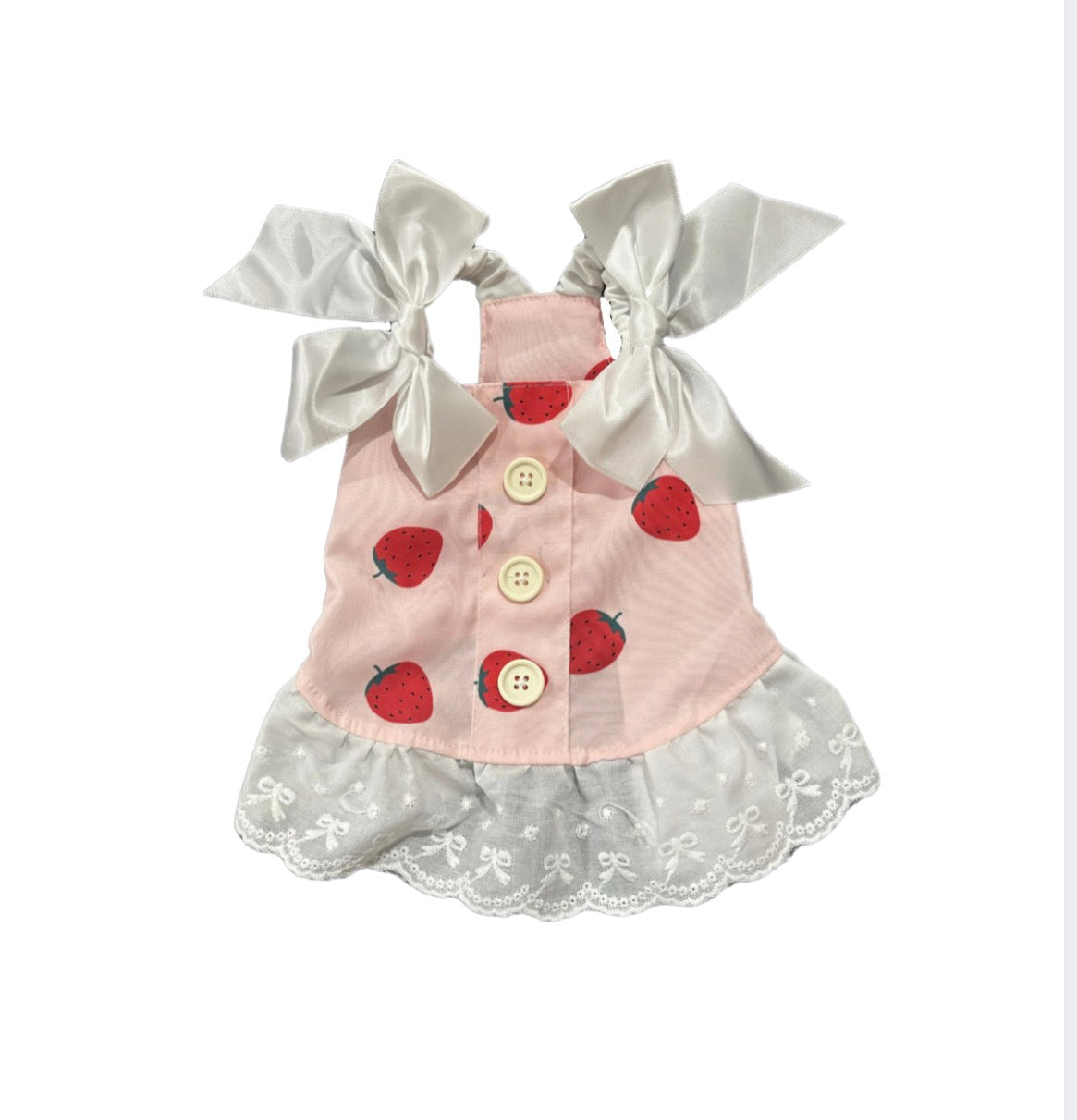 strawberry bow dress
