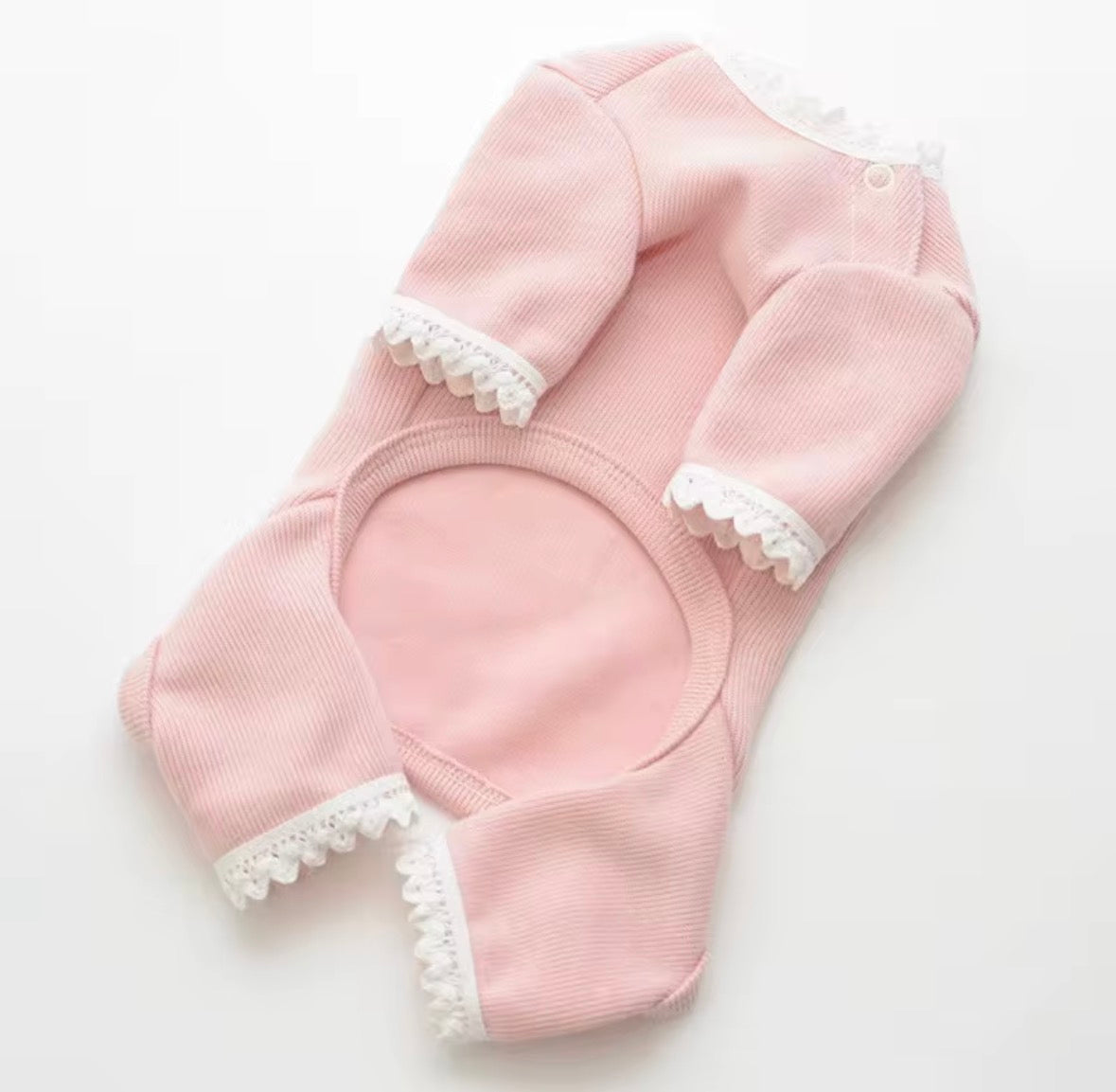 laced cotton pjs